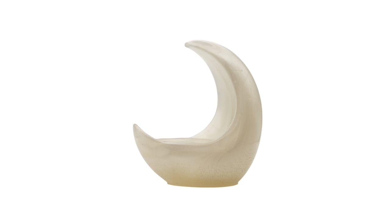 Moon candle holder