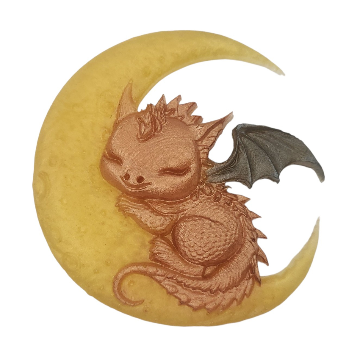 Dragon and moon