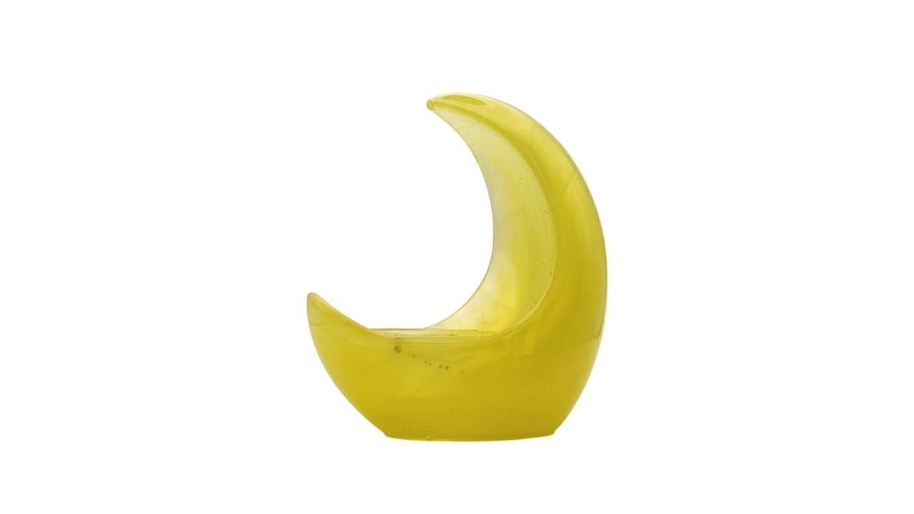 Moon candle holder